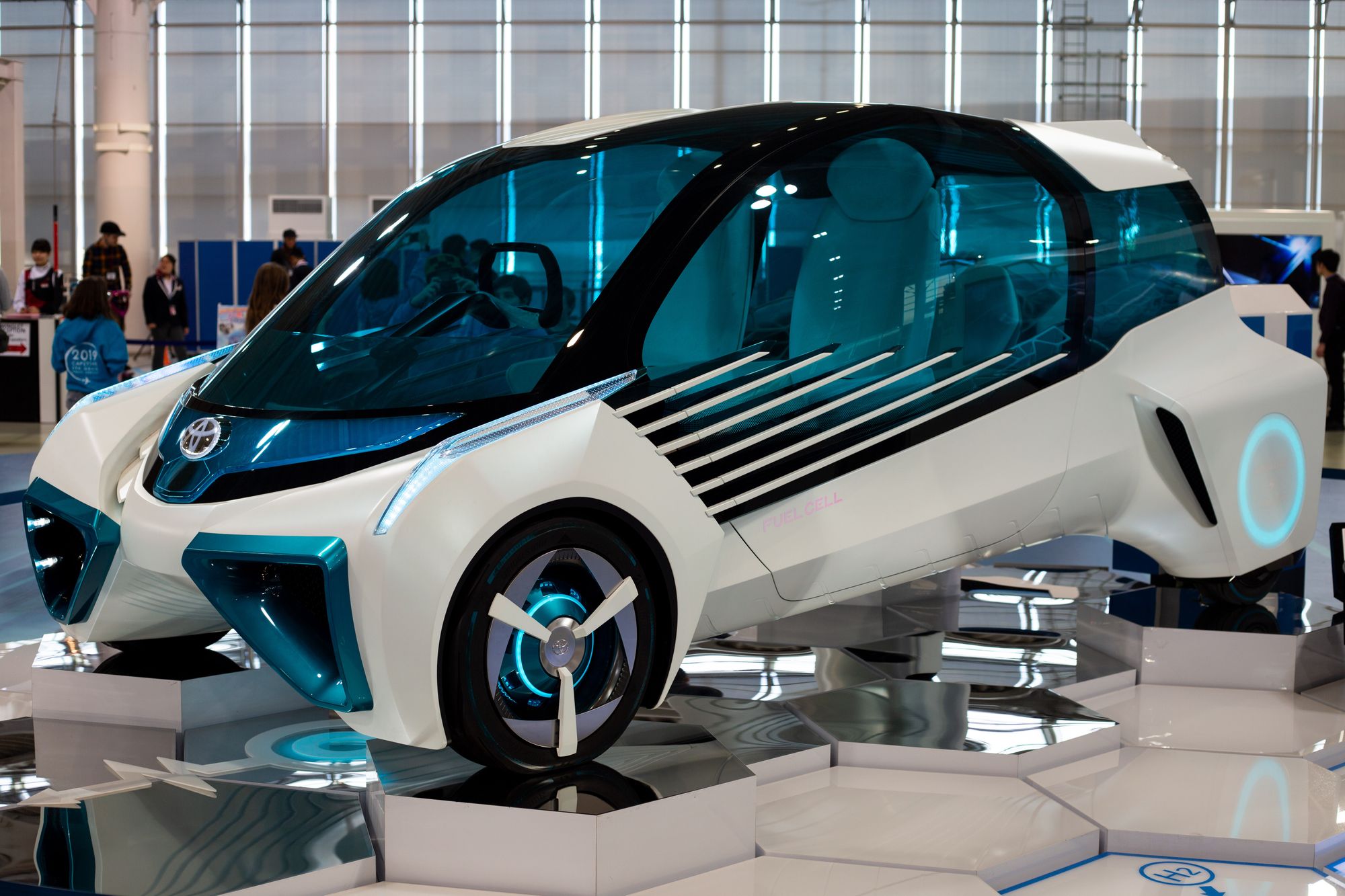 Futuristic concept car